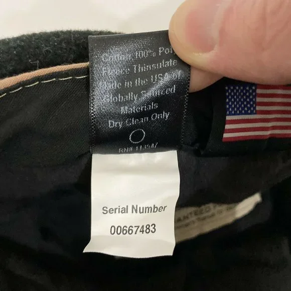 Stormy Kromer Original Kromer Cap - Winter Wool Hat with Earflap Olive 7 1/2 - Picture 8 of 8